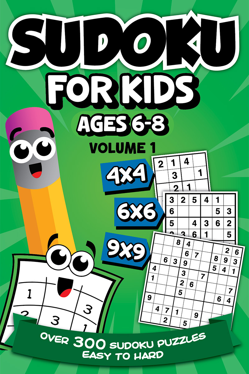 Cover of Sudoku for Kids Ages 6–8, Volume 1