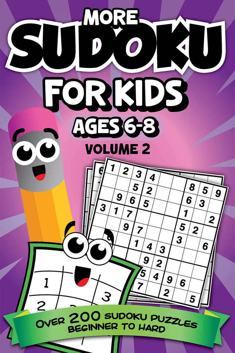 Cover of More Sudoku for Kids Ages 6–8, Volume 2