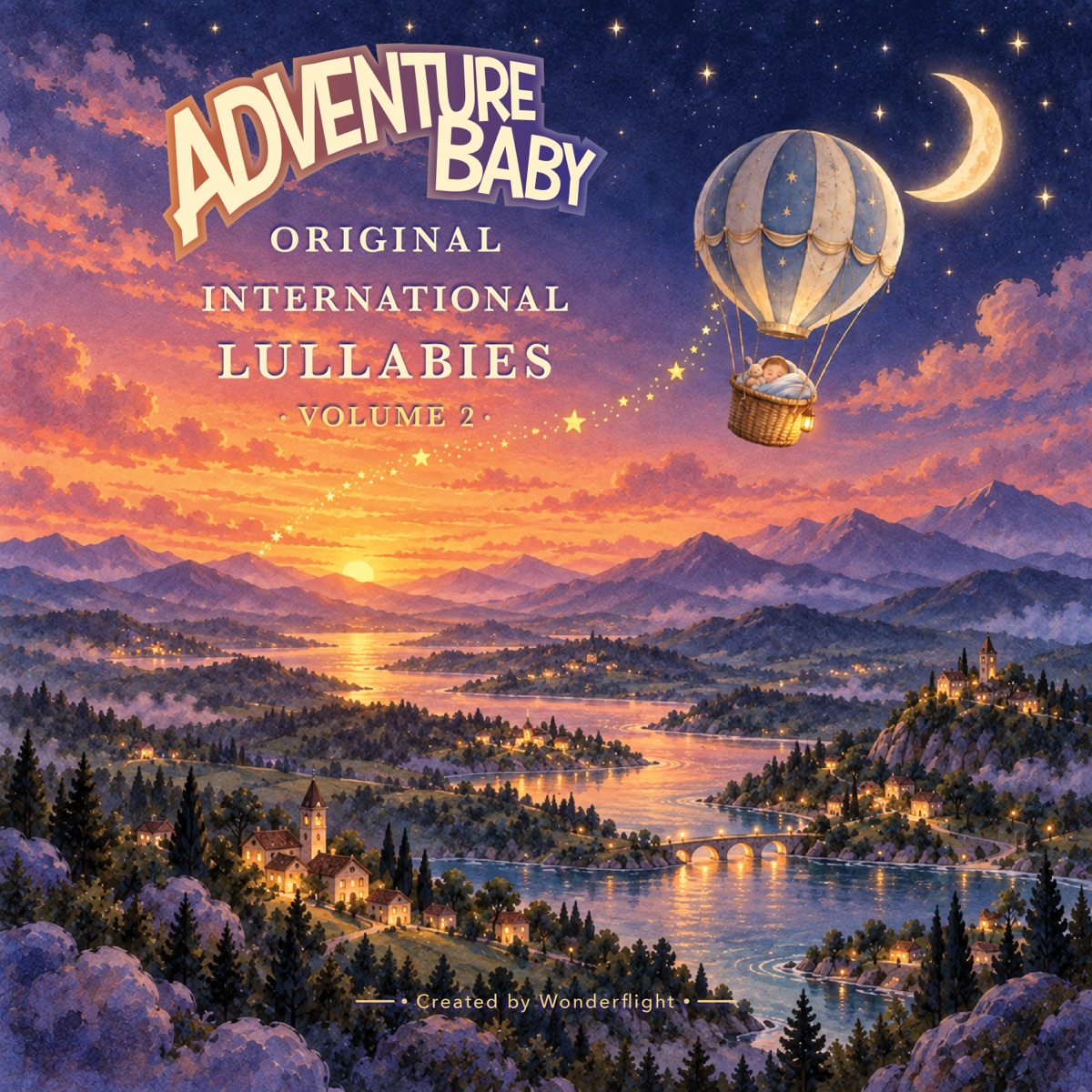 Cover of Adventure Baby — Original International Lullabies, Volume 2